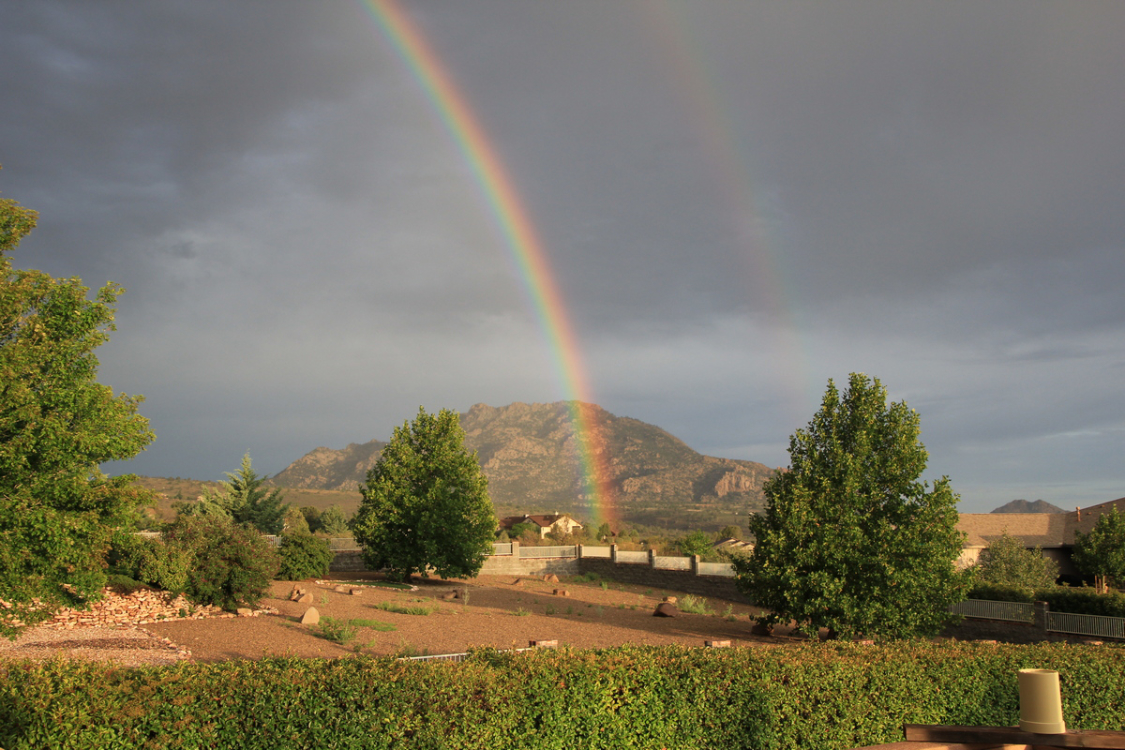 Double Rainbow in front of Granite Mt.jpg
